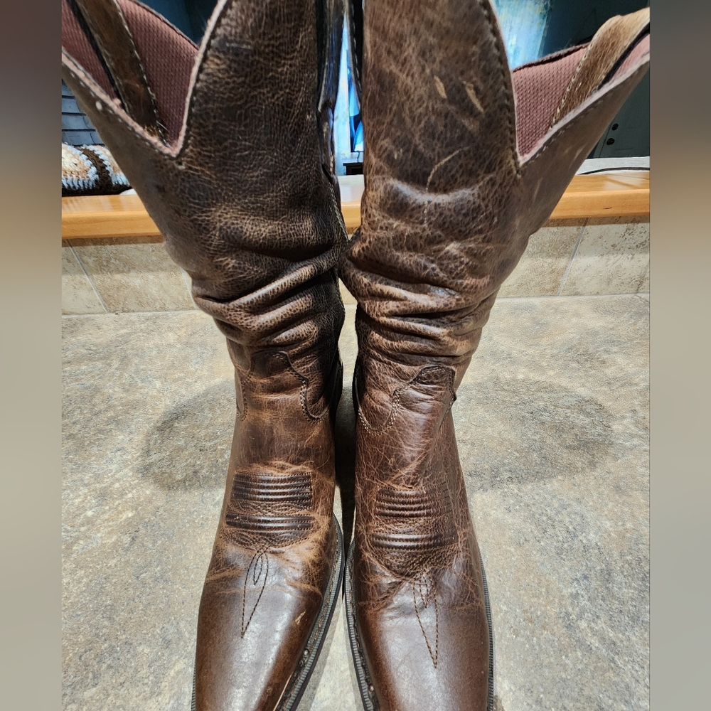 Durango Brown Leather Women's Boots